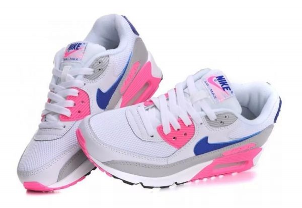 Nike Air Max 90 Branco E Rosa