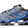 Tenis Mizuno Wave Prophecy 7 Cinza Claro E Azul