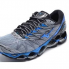 Tenis Mizuno Wave Prophecy 7 Cinza Claro E Azul