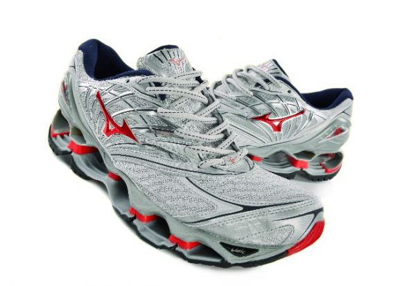 Tenis Mizuno Wave Prophecy 8 Cinza Claro