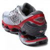 Tenis Mizuno Wave Prophecy 8 Prata E Vermelho