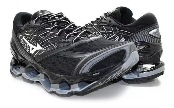 Tenis Mizuno Wave Prophecy 8 Preto E Prata