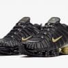 Tenis Nike 12 Molas Preto E Dourado