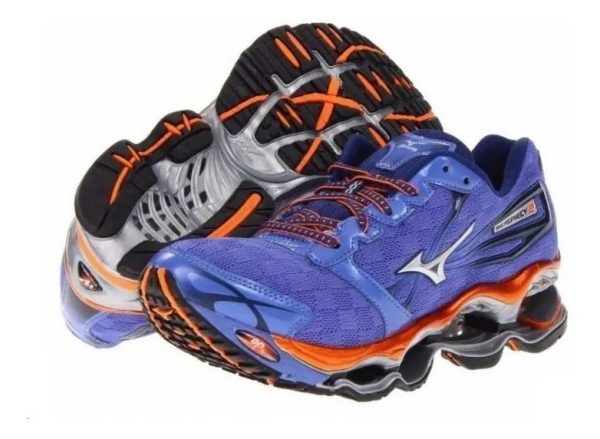 Tenis Mizuno Wave Prophecy 2 Lilas E Laranja