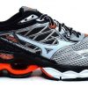 Tenis Mizuno Wave Creation 20 Cinza E Laranja