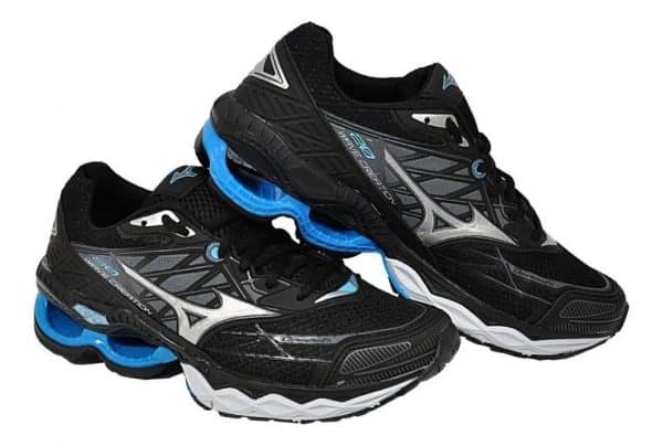 Tenis Mizuno Wave Creation 20 Preto E Azul