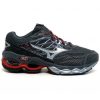 Tenis Mizuno Wave Creation 20 Preto E Vermelho