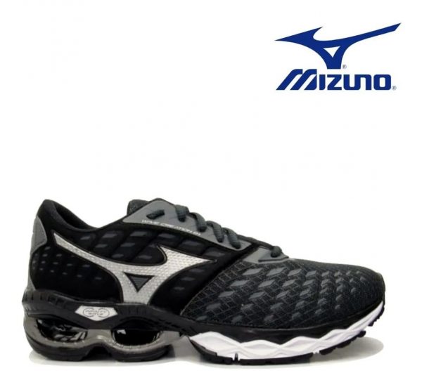 Tenis Mizuno Wave Creation 21 Preto E Cinza