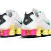Tenis Nike 12 Molas Branco Rosa E Amarelo