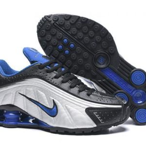 Tenis Nike Shox R4 Cinza E Azul