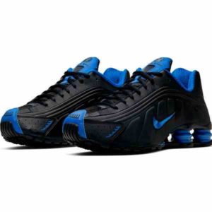 Tenis Nike Shox R4 Preto E Azul